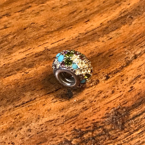 Muticolor Crystal Kaleidoscope Chamilia Charm - Picture 4 of 4